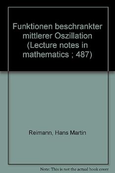 Hardcover Funktionen Beschrankter Mittlerer Oszillation Book