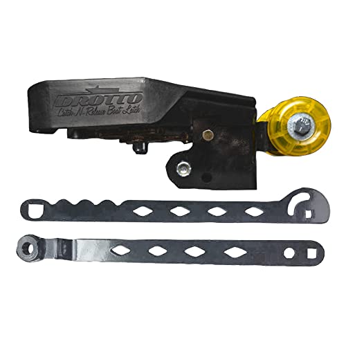 Drotto XD375B Catch-N-Release Boat Latch with Bow Roller - Black