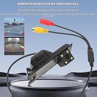 Attisfiera Auto CCD Nachtsicht 4 LED Backup Rückfahrkamera Für Astra H J Corsa Meriva Vectra Zafira Insignien Grande Regal Auto Rückkamera,Kofferraum Kamera – Ansicht 6