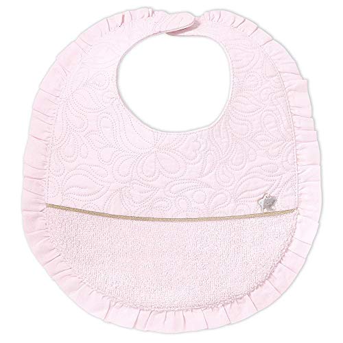 Baberos marca Tartine Et Chocolat. Modelo Bavoir Taille 1 Délicatesse Rose Pâle Tartine et Chocolat