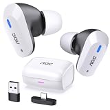 AOC Wireless Gaming Earbuds for PS5 PC Switch, 2.4GHz USB-C Dongle ACT3512