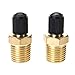 Produktbild 2pcs 1 / 4in Messing Reifen Luftkompressor Tank Füllventile für Dunlop Ventil