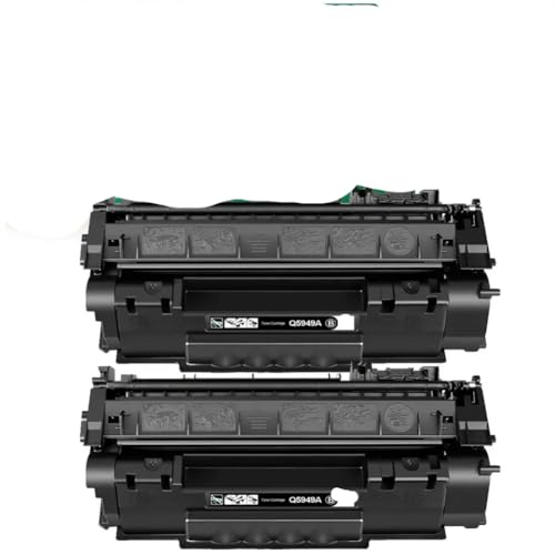 HRNJX Cartucho de tóner Negro Compatible con Q5949A 49A 1160 1320 3390 2 Piezas