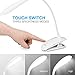 Vont LED Clip On Reading Light, Book Light, 16 Eye Protection LEDs, Bed Light, Clip on Light with 3 Brightness Level, USB Rechargeable, Reading Lamp with Slick Touch Control, Perfect for Reading