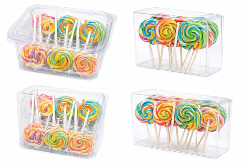 Image of Homemade Lollipops with Real Fruit Extract | Natural Hard Candy Treats | Assorted Flavors | No Artificial Colors or Preservatives (Medium size)- 15 pc
