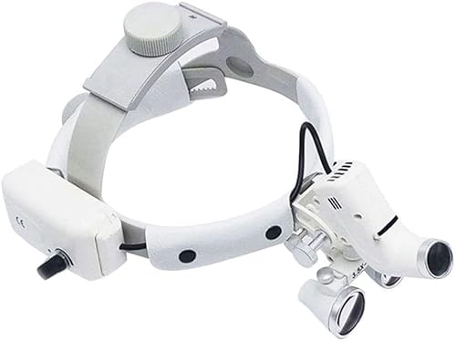 BoNew Sur~gical Me DY-106 Stirnband mit Licht, 5 W, silberfarben