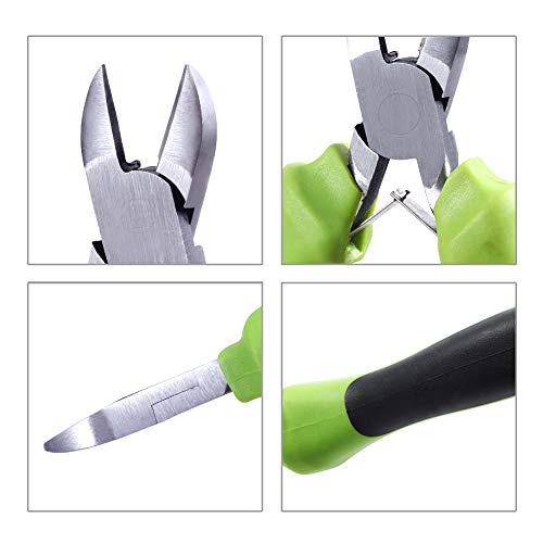 Alicates de corte diagonal de 4-1/2 pulgadas y pinzas SPEEDWOX mini 6