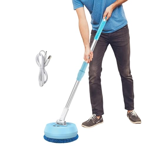 Fregona Eléctrica Inalámbrico Limpiador De Suelo Rotación 180 Grados Limpiador Para Pisos Madera Dura, Aspiradores Ligeros Limpieza Múltiple