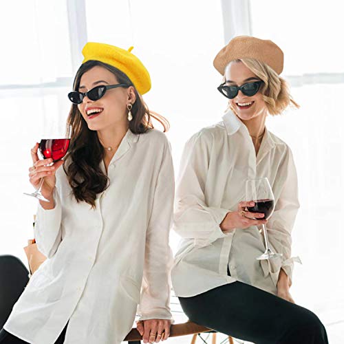 Anteer 6 Pieces Wool Beret Hat French Style Beanie Hats Fashion Ladies Beret Caps For Women Girls Lady, 6-Color Set, One Size #TOP3