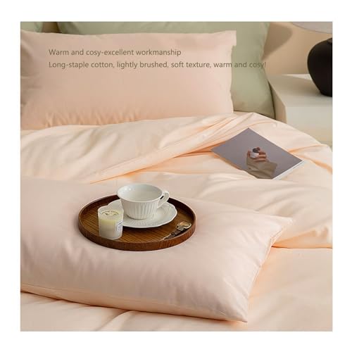 Housse de couette en coton doux ensemble complet pour lit 4 pièces - 5
