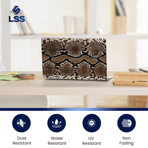 Image of LSS 15 15.6 inch Laptop Notebook Skin Sticker Cover Art Decal Fits 13.3 inch 14 inch 15.6 inch 16 inch HP Dell Lenovo Apple Asus Acer Compaq (Free 2 Wrist Pad Included) Snake Print