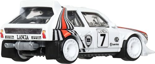 Image of Hot Wheels Premium Car Culture Collectible Toy Car, 1:64 Scale Die-Cast Lancia Delta S4, Eurospeed Vehicle with Real Riders Tires