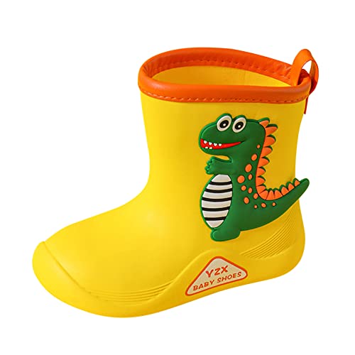 sfdgfhyf Children Outdoor Shoes for Children Cute Cartoon Fashion and Non Slip Rain Boots Soft Bottom Fashion Rain Shoes
