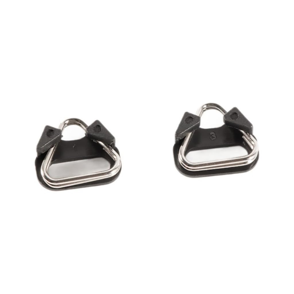 Elnwnnkc Stainless Steel Triangles Split Rings Camera Straps Hook Lugs Rings with Caps for Belt Hook Lanyard for Camera