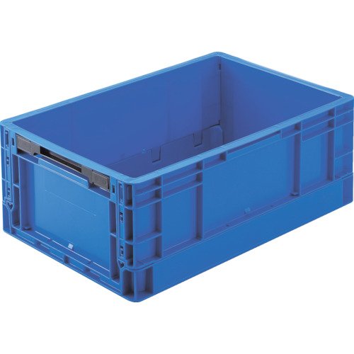 TRUSCO TPO-342-DB Folding Container, TP Standard 6.5 gal (24 L) Dark Blue TPO-342-DB x 5 Pieces (Case Sale), TPO342