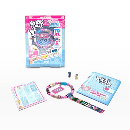 Sticki Rolls Sticki Band Single Pack S3 Wearable Shareable Sticker Bracelets