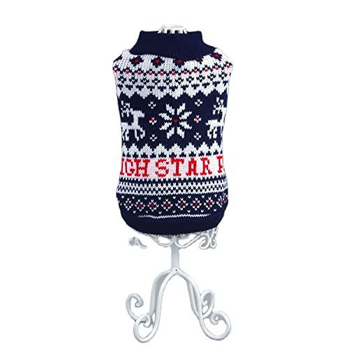 Gojira/Pet/Dog/Cat Woolen Sweater/Winter Clothes (Blue) (M) (B099F8J142) Amazon Price History, Amazon Price Tracker