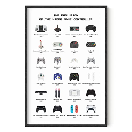 Haus And Hues Retro Video Game Posters For Walls Video Game Wall Art And Gamer Poster Gamer Decor For Boys Room Gamer Wall Art Video Game Prints Game Room Decor (24X36, Unframed) #TOP20
