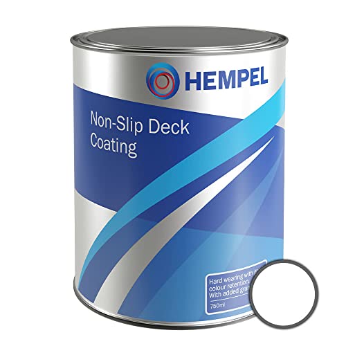 Hempel Non Slip Deck Coating With Antislip Granules - White - 750ml (Marine Use Only)