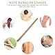 Lurrose Bambus-Muskelmassagestab - Massagewerkzeuge, Massagestange, Massagerolle und Guasha-Holz-Stick-Werkzeuge