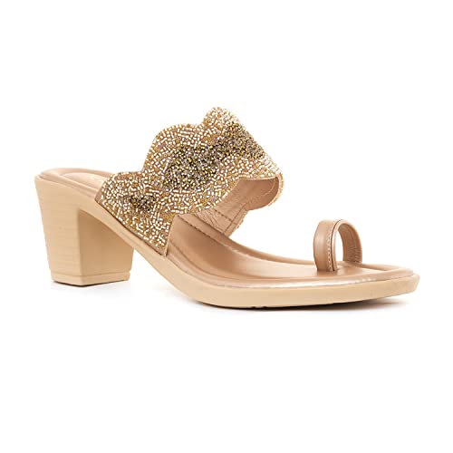 Image of Khadim's Cleo Block Heel Sandal for Women