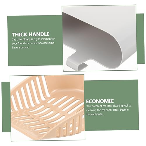 BESPORTBLE 1 Conjunto De Colher Para Areia De Gato Pá Para De Gato Suprimentos Para Animais De Estim