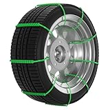 Topteng Tire Snow Chains, 10PCS Snow Tire Chain Anti-Skid Belt for Car Truck SUV Emergency Winter Driving
