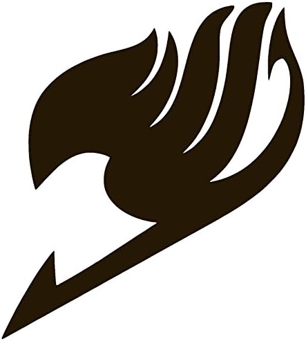 Fairy Tail Vinyl Sticker Decal (5.4" x 6", Black)