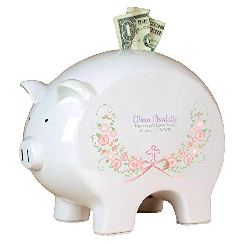 Personalized First Communion Piggy Bank