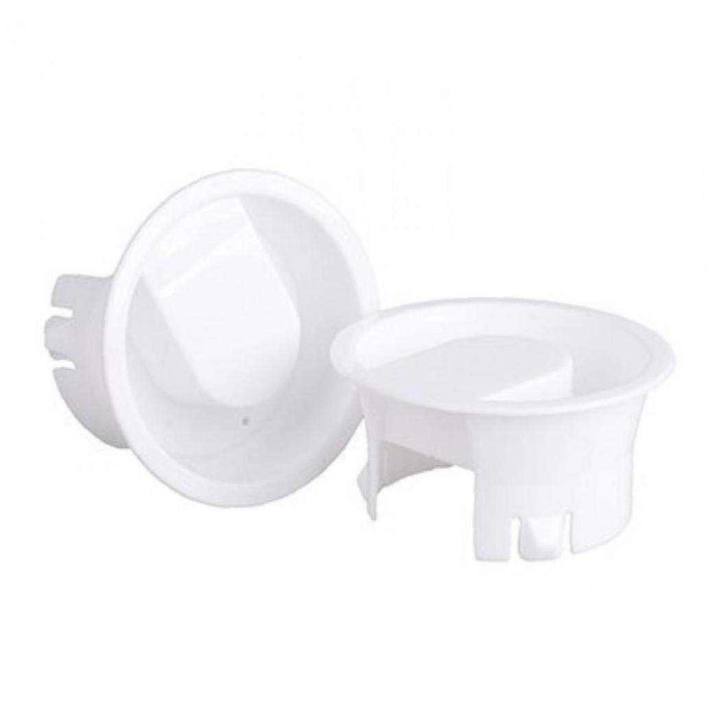 TOSSPER 2pcs Water Pitcher Lids Resistant Covers Stoppers for Glass Bistro Pitcher (white)