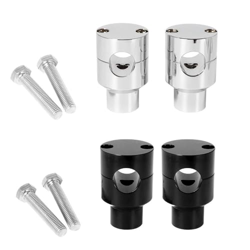 Support de guidon de moto universel noir résistant aux vibrations - 2