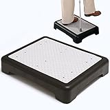 3-1/2 Inch Indoor Outdoor Step Stool, Non-Slip Mobility Platform Step, Mobility Step Platform for Elderly & Disabled, Half Step for Stairs, Cars, Bed, Chair, Shower(Max Hold Up to 450 Lbs).