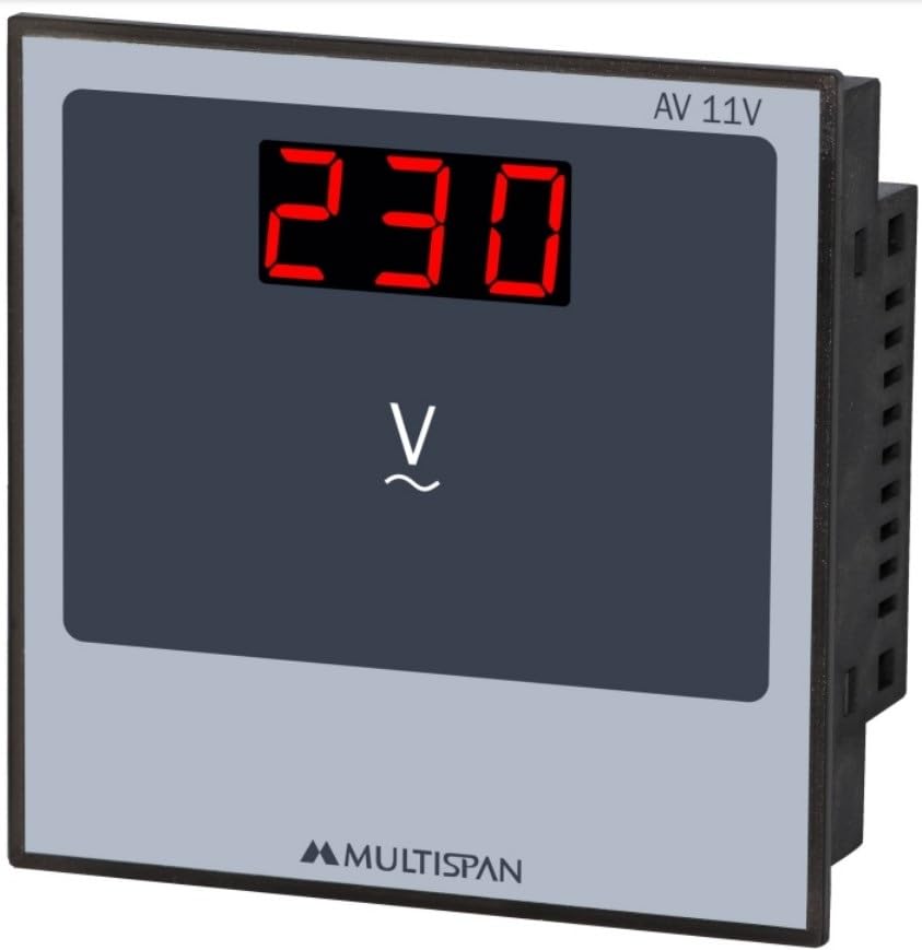 Multispan AV-11V Single Phase AC Digital Volt Meter 96 X 96 X 42 (500V AC) (B0CWRKD7RX) Amazon Price History, Amazon Price Tracker