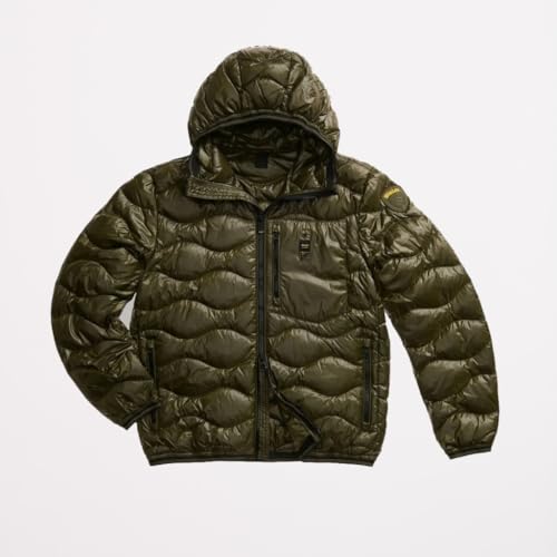 Blauer Para Hombre. 25WBLUC03074 PlumíFero Ondulado Wave Verde (Xl), Casual, PoliéSter - 4