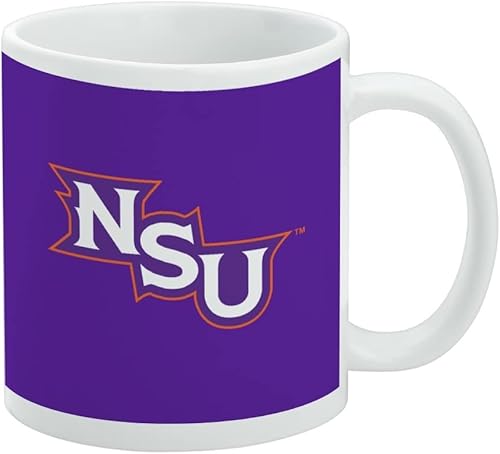 Vista 454 de Taza de cerámica con el logotipo principal de la Universidad de St. John, taza de regalo novedosa para café, té y bebidas calientes, 11oz, blanca