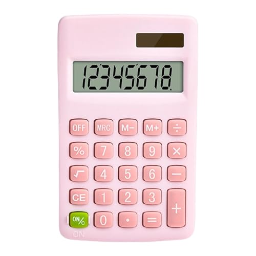 Calculadora de escritorio de 8 dígitos, pantalla LCD grande, solar/batería, doble energía, oficina, para el hogar, escuela, uso informático, ingeniería profesional