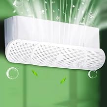 Adjustable Air Conditioner Air Deflector, Universal Adjustable Air Conditioning Deflector Air Diverter Cover Telescopic Anti-Wind Baffles Anti Direct Blowing Windshield Wind Guide 1pc