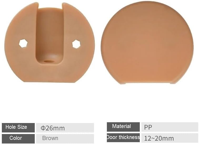 Desk Grommet,Cable Grommet Cable Grommet， Desk Wire Hole Cover Base Computer Table Connector Grommet Cable Line Box Furniture Hardware(Brown)