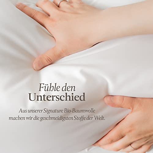 Mako Satin Bettwäsche Set aus 100% Bio-Baumwolle