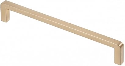 BRESKO BAGIO Furniture Handles, Cupboard Handles, Kitchen Handles, Bar Handles, Rail Handles, Drawer Handle, Door Handle, Bagio (10, Champagne, Drilling Distance: 160 mm)