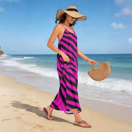 Robe caraco longue fluide à dos ouvert pour femme en maille légère - 2