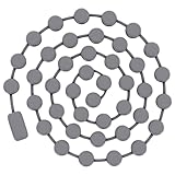 Ciieeo Silikon Topfmatte mit Ketten Design Hitzebeständig für Kuchen Quiche und Töpfe Multifunktionale Backhilfe und Tischschutzmatte