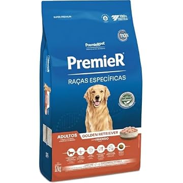 Ração Premier Pet Raças Específicas Golden Retriever para Cães Adultos, 12kg