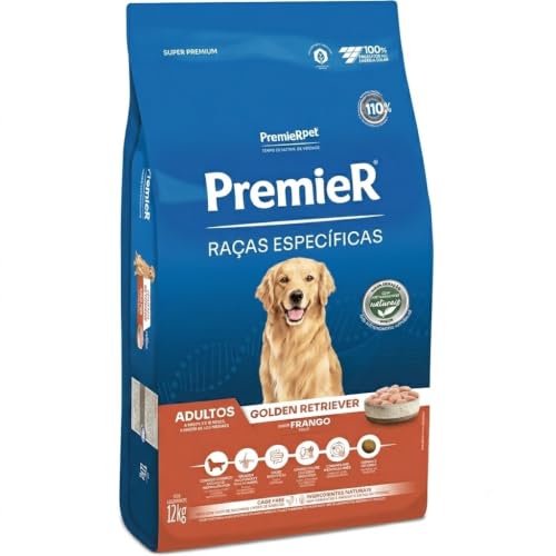 PremieR Pet Ração Seca para Cães de Raças Específicas Golden Retriever Adultos 12kg