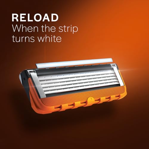 Image of Gillette Men Fusion Manual Razor, 1 Pc and Shaving Blades- Pack of 6 (Cartridges)