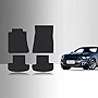 TOUGHPRO Floor Mats Accessories Set (Front Row + 2nd Row) Compatible with Ford Mustang All Weather Heavy Duty (Made in USA) Black Rubber 2015 2016 2017 2018 2019 2020 2021 2022