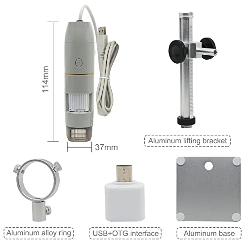 TYZK Akcesoria do mikroskopów Mikroskop cyfrowy 500X 5. 0MP USB Mikroskop elektroniczny Trwałość i niezawodna wydajność