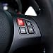 WonVon Car Steering Wheel Switch Button,Car Steering Wheel M Switch Button Cover Trim for BMW 3 Series E90 E92 E93 M3 2007-2013 (Red)