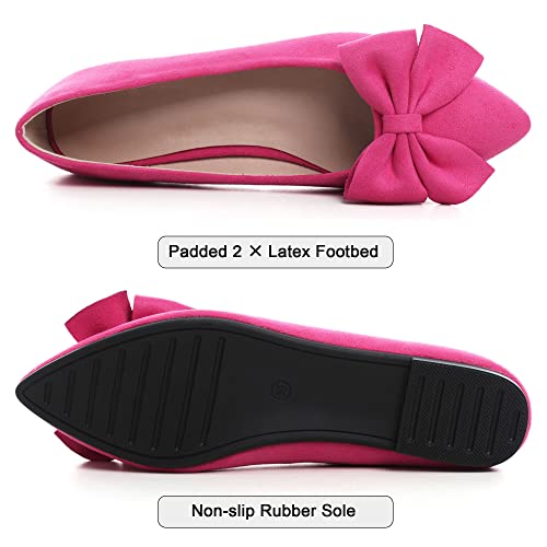 Image of Dear Time Women's Ballet Flats Dress Ballet Shoes Slip on for Office Work Comfortable Shoes