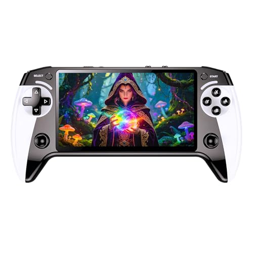JXD 5,5 Pollici Console Portatile per Videogiochi Aspetto del Controller Multi Emulatore 6200 Giochi retrò Dispositivo di gioco MP3 MP4 Ideale per Interni/Esterni/Viaggi/Festival Regalo